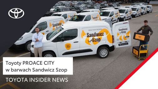 Toyoty PROACE CITY w barwach Sandwicz Szop | Toyota Insider News