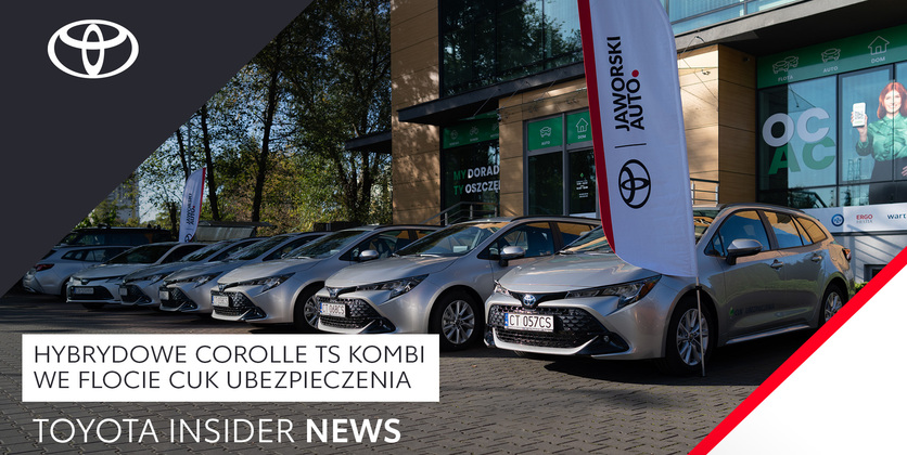 Hybrydowe Corolle TS Kombi we flocie CUK Ubezpieczenia | Toyota Insider News