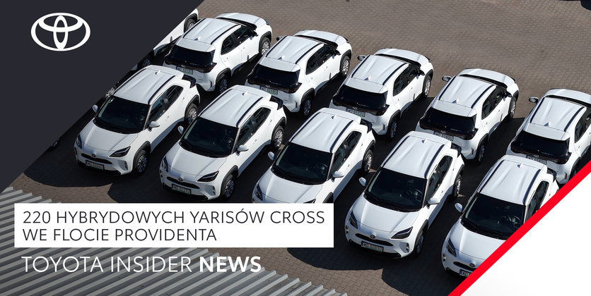 220 hybrydowych Yarisów Cross we flocie Providenta | Toyota Insider News