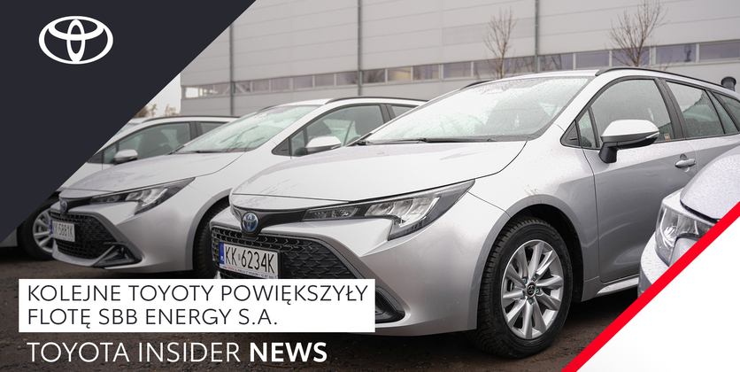 Kolejne Toyoty powiększyły flotę SBB ENERGY S.A. | Toyota Insider News