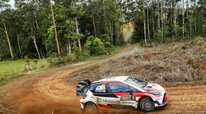 Skvelá jazda Toyoty Yaris WRC skončila v Austrálii bez odmeny