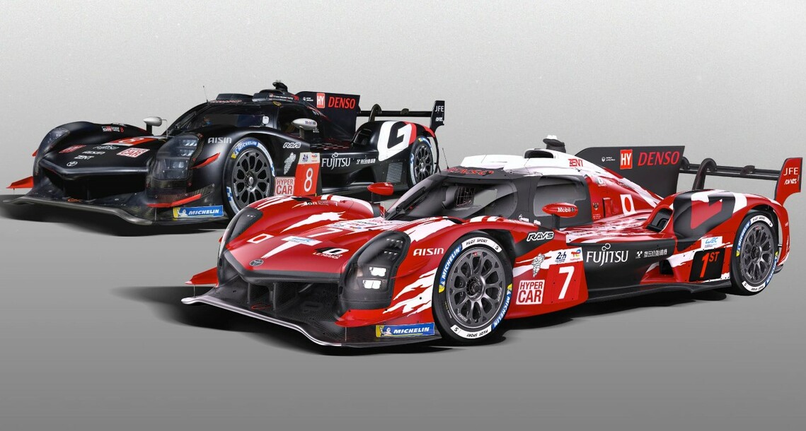Wyjątkowe barwy Toyoty GR010 HYBRID na 40-lecie startów marki w Le Mans 24h