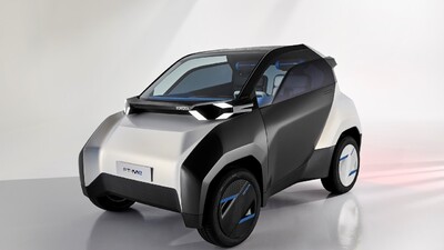 Különleges akkumulátoros elektromos mikromobilitási koncepció járművet leplezett le a Toyota