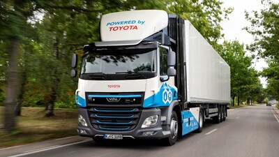Wodorowe ciężarówki w europejskiej logistyce Toyoty pokonały 80 tysięcy kilometrów