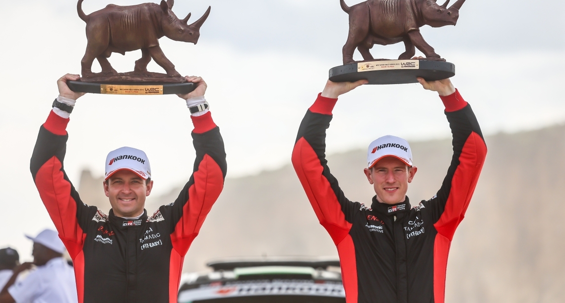 Evans zajistil týmu TOYOTA GAZOO Racing páté vítězství na Safari rallye v řadě