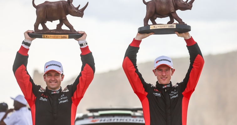 Evans zajistil týmu TOYOTA GAZOO Racing páté vítězství na Safari rallye v řadě