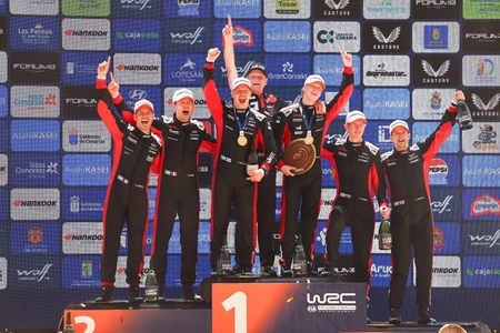  Rallye Kanárské ostrovy: Rovanperä první v cíli a za ním další trojice vozů TOYOTA GAZOO Racing