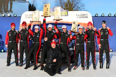 TOYOTA GAZOO Racing zdominowała Rajd Szwecji