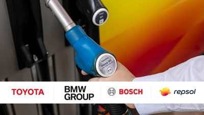 Toyota, BMW, Repsol oraz Bosch rozpoczęły pilotażowy program testów w pełni odnawialnej benzyny