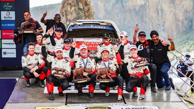 Safari rallye Keňa: Katsuta vybojoval pro Toyotu premiérové vítězství