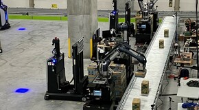 AI remote Depalletizing arm robot