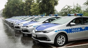 43 hybrydowe Toyoty Auris TS Kombi dla Policji w Katowicach