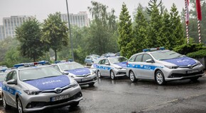 43 hybrydowe Toyoty Auris TS Kombi dla Policji w Katowicach