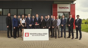 Nejlepším prodejcem značky Toyota v Česku podle doporučení zákazníků je pro rok 2020 společnost Dolák České Budějovice