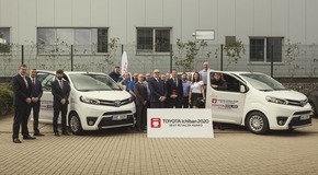 Nejlepším prodejcem značky Toyota v Česku podle doporučení zákazníků je pro rok 2020 společnost Dolák České Budějovice