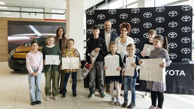 Výtvarná soutěž Dream Car 2026 s rekordní účastí. Toyota opět ocenila dětské talenty