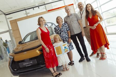 Mezinárodní úspěch: Čtyřletá česká malířka vyhrála v soutěži Toyota Dream Car 5000 dolarů