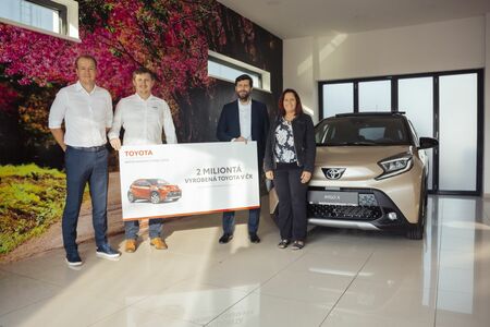 Z kolínského závodu Toyota vyjel dvoumiliontý vůz