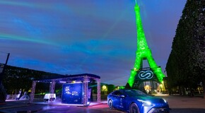 Oświetlenie wieży Eiffla zasilane przez ogniwa paliwowe Toyoty
