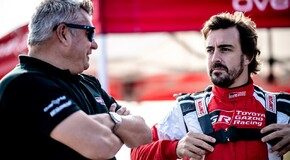 Fernando Alonso testował w Szczecinie Hiluxa zespołu TOYOTA GAZOO Racing