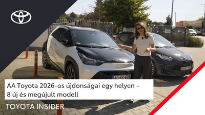  A Toyota 2026-os újdonságai egy helyen – 8 új és megújult modell | Toyota Insider