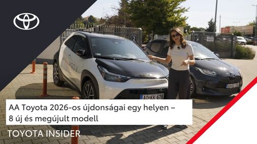  A Toyota 2026-os újdonságai egy helyen – 8 új és megújult modell | Toyota Insider
