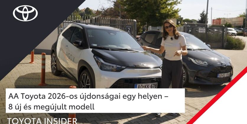  A Toyota 2026-os újdonságai egy helyen – 8 új és megújult modell | Toyota Insider