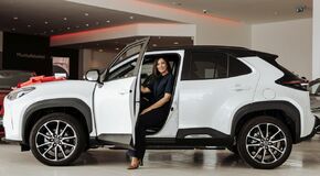 A Toyota Yaris Cross GR Sport kivitele mellett döntött Molnár Andi