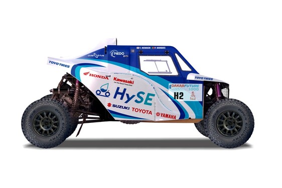 Pojazd HySE-X2 z wodorowym silnikiem spalinowym wystartuje w Rajdzie Dakar 2025