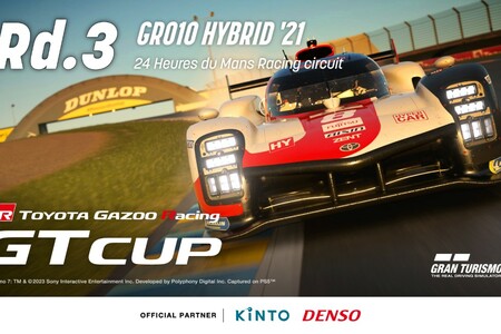 Wodorowa Toyota GR Corolla H2 Concept na torze podczas jubileuszowego weekendu Le Mans 24h