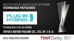 Technologia plug-in hybrid Toyoty nagrodzona w plebiscycie Fleet Derby 2017 