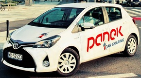 Toyota Yaris Hybrid już dostępna w systemie Panek CarSharing 