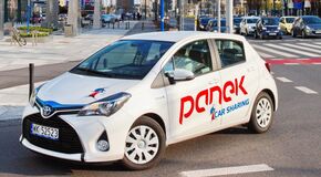 Toyota Yaris Hybrid już dostępna w systemie Panek CarSharing 