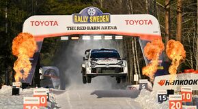 Toyota získala na Švédské rallye první dvě místa 