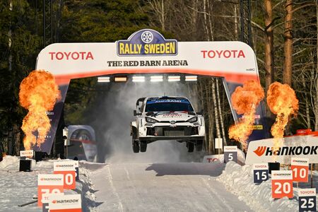 Toyota získala na Švédské rallye první dvě místa 