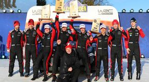Toyota získala na Švédské rallye první dvě místa 