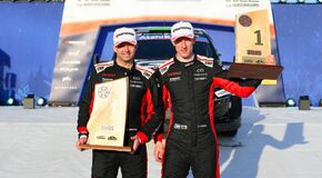 Toyota získala na Švédské rallye první dvě místa 
