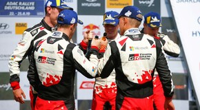 Całe podium Rajdu Niemiec dla Toyoty