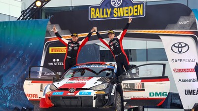 Toyota GR Yaris Rally1 najszybsza w Rajdzie Szwecji