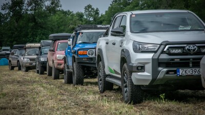 Ponad 150 załóg na Toyota Off-Road Festival. Miłośnicy terenowych Toyot spotkali się na Mazurach