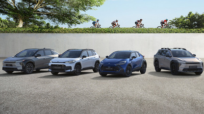 Hybrydowe i elektryczne Toyoty w limitowanej wersji specjalnej Tour de Pologne