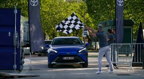 Toyota Mirai record (fot. Ugo Missana, Quentin Germain)