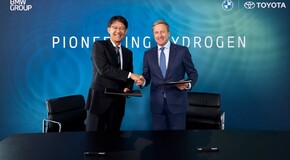 Oliver Zipse, Chairman of the Board of Management of BMW AG and Koji Sato, President and Member of the Board of Management (Representative Director) Toyota Motor Corporation