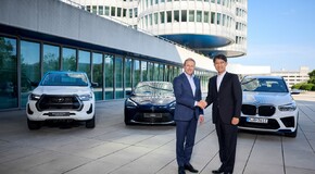 Oliver Zipse, Chairman of the Board of Management of BMW AG and Koji Sato, President and Member of the Board of Management (Representative Director) Toyota Motor Corporation