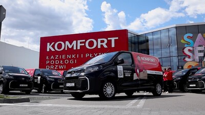 20 Toyot z rodziny PROACE we flocie Komfort S.A.