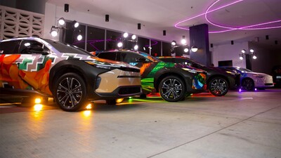 Toyota bZ4X inspiracją dla artystów sztuki ulicznej. Wyjątkowe murale i efektownie pomalowane nadwozia SUV-a