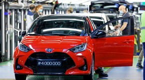 Czteromilionowy Yaris opuścił francuską fabrykę Toyoty