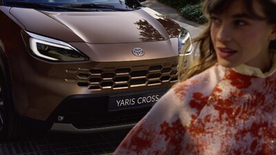 Nowa Toyota Yaris Cross w baśniowym spocie reklamowym. Oszczędna hybryda odkrywa miejską przestrzeń jak własną krainę czarów