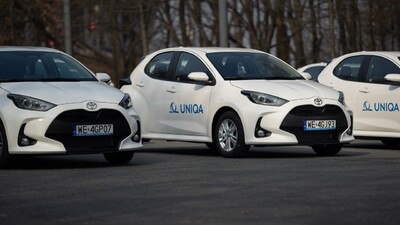 100 hybrydowych Yarisów dołączyło do floty UNIQA