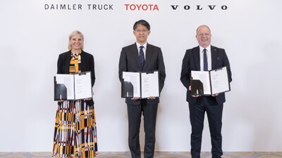 Toyota Motor Corporation zamierza dołączyć do Daimler Truck i Volvo Group jako równorzędny udziałowiec spółki cellcentric z branży ogniw paliwowych